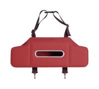 Amagogo Car Seat Back Organizer Storage Box Detachable Backseat, with Tissue Holder, Red