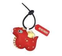 Amagogo Cartoon Snake Keychain Creative Car Key Holder for Tote Bag Backpack Wallet, Red
