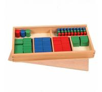 Amagogo Children Arithmetic Stamp Math Toy With Place Value Blocks Counters Tray Addition Subtraction Multiplication Division Learning Aids On suitable for