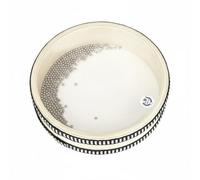 Amagogo Children Clear Body Rolling Bead Hand Drum With Gentle Sound PVC Head And Solid Wood supports rhythm awareness and musical exploration suitable for preschool home play dance activities
