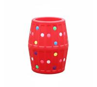 Amagogo Children Sensory Barrel Foam Tunnel Roller Play Barrel Cushion Activity Piece With Support For Movement Exploration And Balance Development Suitable, Red