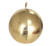 Amagogo Christmas Inflatable Ball Large Balloon PVC Outside Decoration Bauble Inflatable Xmas Ball for Pool Yard Party Lawn Festival, Gold