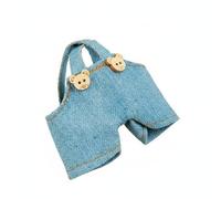Amagogo Clothes Set Outfit Wardrobe Accessory Apparel With Cloth Material For 14cm BJD Dolls Mix And Match Pieces Suitable for hobbyists children gift giving home play , Light Bear Overalls