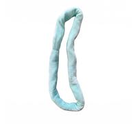 Amagogo Dance Padded Loop Strap Airborne Strap Training Loop Cushioned Band Velvet Material Soft Covered Support Defined Middle suitable for dancers training choreography floor, Lake Blue