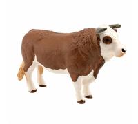 Amagogo Decorative Cattle Statue with Head, Wipe Clean, Realistic Cow Display Figure, for Farm Dioramas, Miniature Pasture, Hobbyists, Style B
