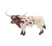 Amagogo Decorative Cattle Statue with Head, Wipe Clean, Realistic Cow Display Figure, for Farm Dioramas, Miniature Pasture, Hobbyists, Style G