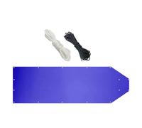 Amagogo Deer Drag Sled Utility Sled Game Hauler Outdoor Accessories for Camping Firewood, Blue