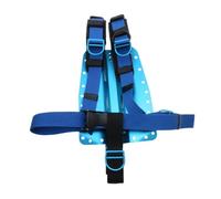 Amagogo Diving Backplate Harness Scuba Diving BCD Backplate PP Waist Buckle Lightweight for Underwater Wreck Freshwater Saltwater, Blue