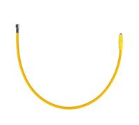 Amagogo Diving Regulator Scuba Breathing Replacement Spare with Smooth Routing Around Gear Setup Suitable for Recreational Travel Training Dives, Yellow, 95cm
