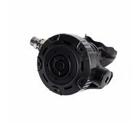 Amagogo Diving Regulator Scuba Regulator Dive Regulator Breathing Regulator Using Brass And Silicone Materials For Supply Comfort Grip Organized Hose Layout , Black