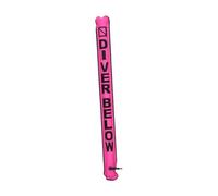 Amagogo Diving Surface Marker Buoy, High Visibility, Lightweight Inflatable Scuba Tube Diving Smb for Underwater Water Sports, Pink