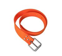 Amagogo Diving Weight Belt For Scuba Diving Underwater Buoyancy Control With Quick Release Stainless Steel Buckle Adjustable Silicone Strap Suitable For Men, Orange, 1.3m