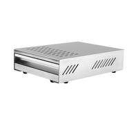 Amagogo Drawer Box with Removeable Knocking Bar Save Space Stainless Steel Countertop Knock Container, Silver