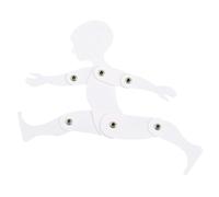 Amagogo Drawing Mannequin Figure Flexible Small Movable with Articulated Joints Action Figure for Family Home Office Decor