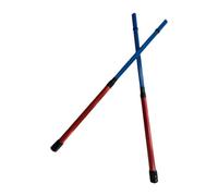 Amagogo Drum Sticks Drumsticks Gifts Portable Quiet Jazz Drum Sticks 40cm Length for Adults Kids Acoustic Performance Students, Red Blue