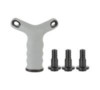 Amagogo Dumbbell Grip Handle,Converts Your Dumbbells into Kettlebells for Weights Plate,Weighted,Strength Training, Equipment, Gray