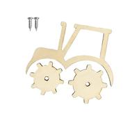 Amagogo Early Educational Kids Busy Board,Car Shaped Practical Skill, DIY Accessories, Material Wooden Sensory Board,for Outdoor Activities Indoor