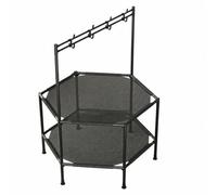 Amagogo Easy Assembly Breathable Mesh, Hanging Hook | Four-Season Indoor Use, Hexagonal Mesh Dog Bed, Wipe Clean, elevated pet bed Bed with Metal Frame, for Summer Lounging, Dogs
