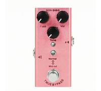 Amagogo Effect Pedal Guitar Fuzz Pedal Stompbox Distortion Unit With Volume Adjusters Aluminum Alloy True Compact Suitable for live shows band