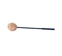 Amagogo Egong Mallet, Low Gongs Mallet Meditation Instruments Percussion Playing Rubber Head Soft Low Notes, Brown 37x8x5cm