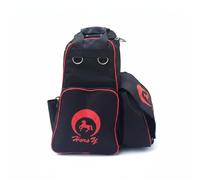 Amagogo Equestrian Gear Pack Riding Backpack Tall Boot Bag Equipment Organizer with Multiple Compartments and Top Handles Suitable for Training Shows Daily Barn Visits, Black, Black, Black