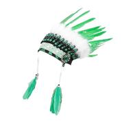 Amagogo Feather Headdress Decorative Native American Indian Headwear for Cosplay