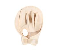 Amagogo Finger Separator Glove Palm Protector Guard Women Men Polyester Soft Ergonomic Hand Cushion Finger Brace, Beige Right