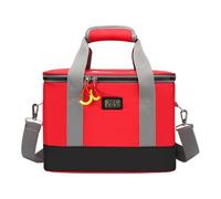 Amagogo First Aid Bag Empty Storage Compact Professional Accessories Emergency Bag First Aid Pouch for Office Travel Home Hiking Gym, Red