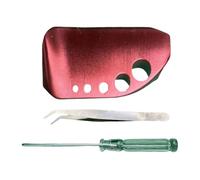 Amagogo Fishing Reel Press Plate, Left-Handed, Aluminum Alloy, Simplify Your Fishing Setup - Reel Accessories, Red
