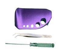 Amagogo Fishing Reel Press Plate, Left-Handed, Aluminum Alloy, Simplify Your Fishing Setup - Reel Accessories, Purple