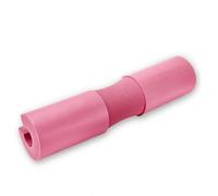 Amagogo Fitness Squat Neck Pad Barbell Pad Cushion Sleeve Support With Straps For Balanced Load And Impact Absorption PVC Foam Material suitable for powerlifting practice home workouts, Pink