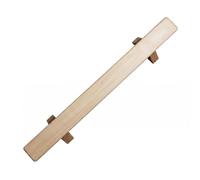 Amagogo Fitness Training Board Wooden Exercise Board Floor Practice Board Training With Smooth Unpainted Finish And Stable Support Feet Suitable for Ground Routines Movement, Square Head