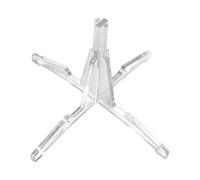 Amagogo Foldable Clarinet Stand, Portable, 2kg Load Capacity, for Wind Instrument, Stable Base, Clear Acrylic Accessory
