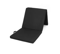 Amagogo Foldable Exercise Pad Gymnastics Thick Foam Supportive Base With Carry Handles for Training Warm Ups Recovery Workouts, Black, 180 60 5cm