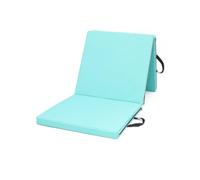Amagogo Foldable Exercise Pad Gymnastics Thick Foam Supportive Base With Carry Handles for Training Warm Ups Recovery Workouts, Light Green, 180 60 5cm