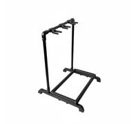 Amagogo Foldable Music Stand Triple Guitar Stand Rack Storage Organizer With Metal Support Sponge Touchpoints And Stable Footing Suitable for studio rehearsal stage home practice