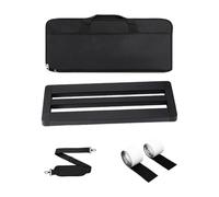 Amagogo Folding Guitar Pedal Board with Carry Bag Professional Removable Bass Pedalboard Effect Pedalboard for Guitar Replacement, BD4