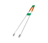 Amagogo Garden Leaf Cleaning Trash Tong Grabber Garbage Picker Reaching Assist Tool for Lazy People Floor Top Shelf Behind Furniture, Orange
