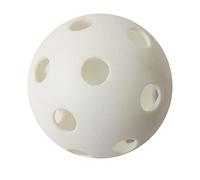 Amagogo Golf Practice Ball, with Hollow Holes, Flexible Practice Golf Balls for Hitting on The Driving Range, Putting Practice at Home And Outdoors, White PP