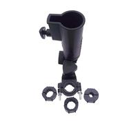 Amagogo Golf Push Cart Umbrella Holder, Replacement Adjustable Angle Clamp, Lightweight, Universal Base Golf Trolley Umbrella Stand