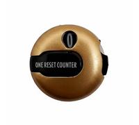 Amagogo Golf Score Keeper Stroke Lever Reset Portable PP Polypropylene Accessory Suitable for golf practice tournament play, Gold