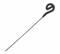 Amagogo Gong Mallet Percussion Mallet Silicone Friction Mallet Oceanic Sound Mallet Flexible Rod Premium Silicone Head Friction Method Sliding Across Gong, Black