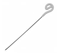Amagogo Gong Mallet Percussion Mallet Silicone Friction Mallet Oceanic Sound Mallet Flexible Rod Premium Silicone Head Friction Method Sliding Across Gong, Gray