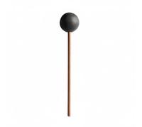 Amagogo Gong Mallet Percussion Mallet Silicone Friction Mallet Oceanic Sound Mallet Flexible Rod Premium Silicone Head Friction Method Sliding Across Gong, Black L