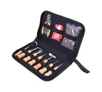 Amagogo Guitar Tool Kit String Change Tool Wrench Professional Cleaning Kits Maintenance Tool Kit Electric Guitar Parts for Banjo