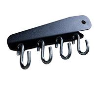 Amagogo Gym Iron Chains Rack Storage Holder Wall Mounted Heavy Duty Exercise Hanging Training Hanger for Home Accessories Lifting Belts Jump Ropes