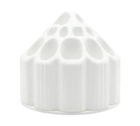 Amagogo Hair Tools Accessories Organizer Sturdy Comb Multifunctional Home Artists Nail Technicians Desktop Storage Box, White