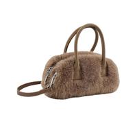 Amagogo Handbag Large Capacity Fashion for Birthday Spring Commuting Work Street, Light Brown