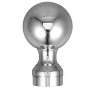 Amagogo Handrail Ball, Stair Armrest Ball, Decorative Flagpole Finial Topper, Stainless Steel for Office Fence Post Banister Garden, L