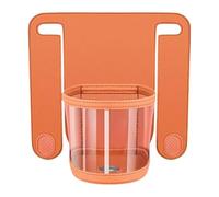 Amagogo Headrest Cup Holder Multifunctional Hook Large Capacity Backpacks Hats Shopping Bags Loves Car Headrest Backseat Organizer, Orange